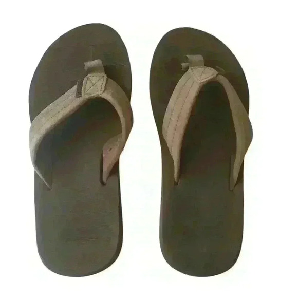 Quicksilver Kids Carver Suede Flip Flip Sandal Size 4.5 - Picture 5 of 8